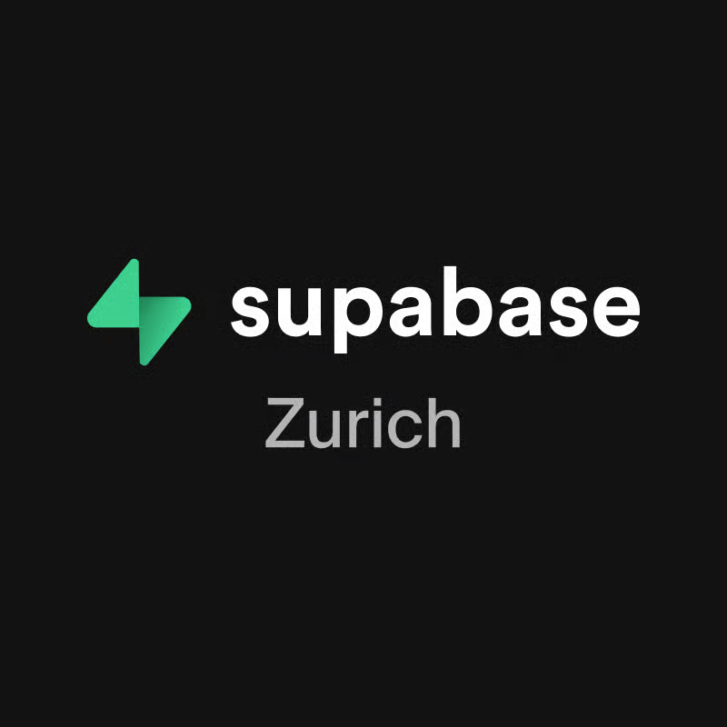 ZurichJS X Supabase Social - ZurichJS event