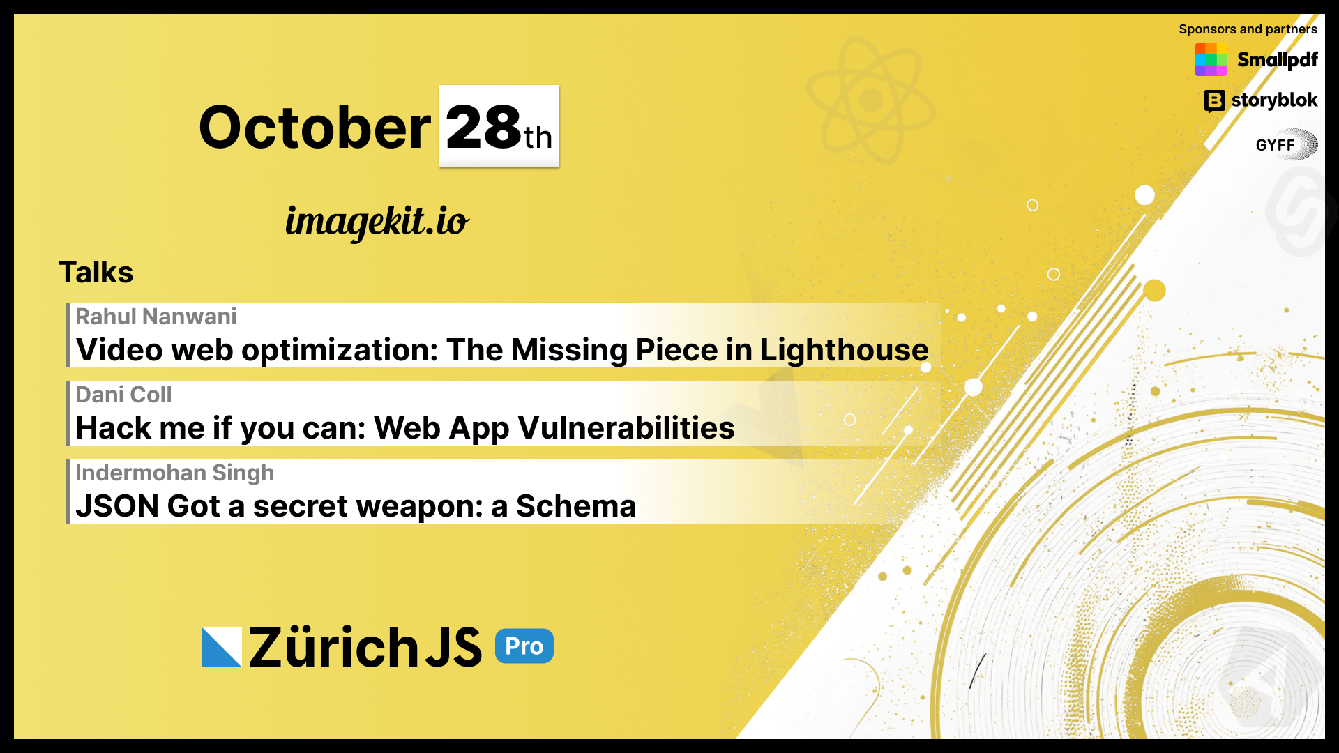 ZurichJS Pro Meetup: H(a)unt the gaps in your Apps