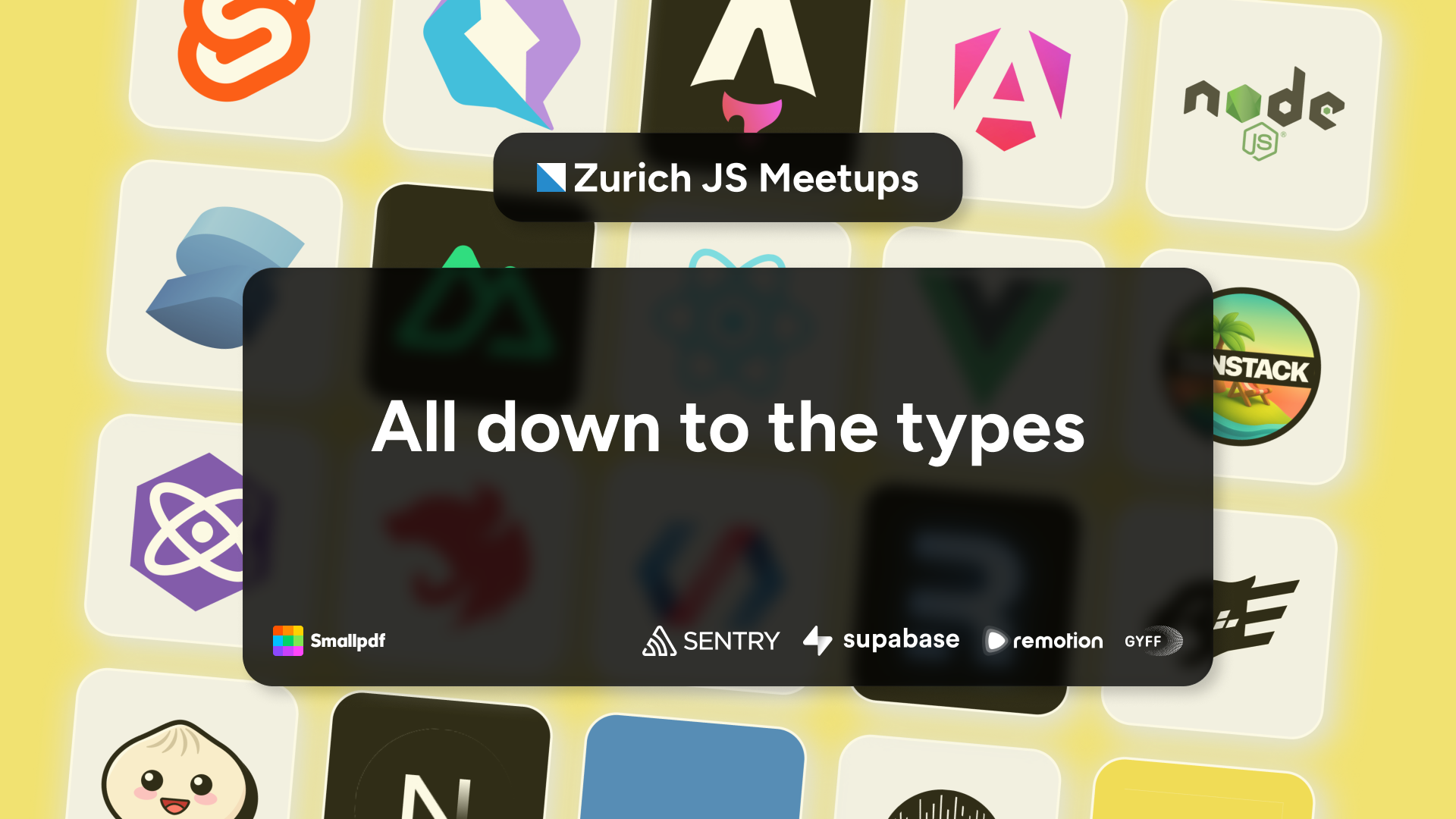 All down to the types - ZurichJS event